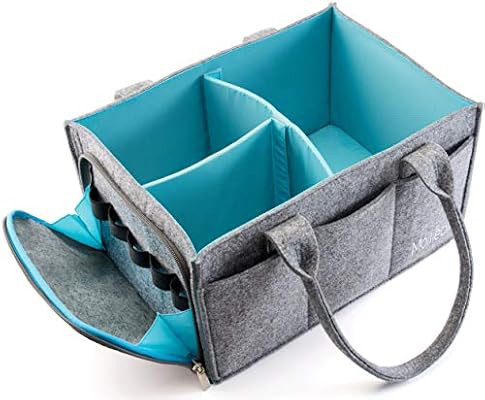 Mollieollie Premium Baby Diaper Caddy Organizer | Portable Nursery Storage Bin | Planner Caddy | ... | Amazon (US)
