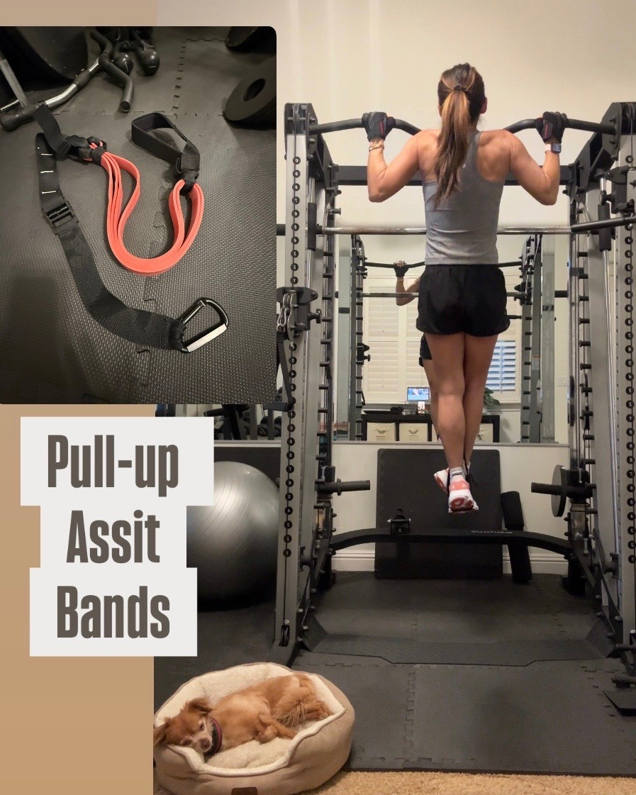 Pull up assist. Ive had mine for years and it's sold out, but I linked up several others that would work! This is game-changer if you struggle with pullups. I also linked some at home pull up bars.

#LTKfitnessgoals #LTKmorningroutine #LTKActive