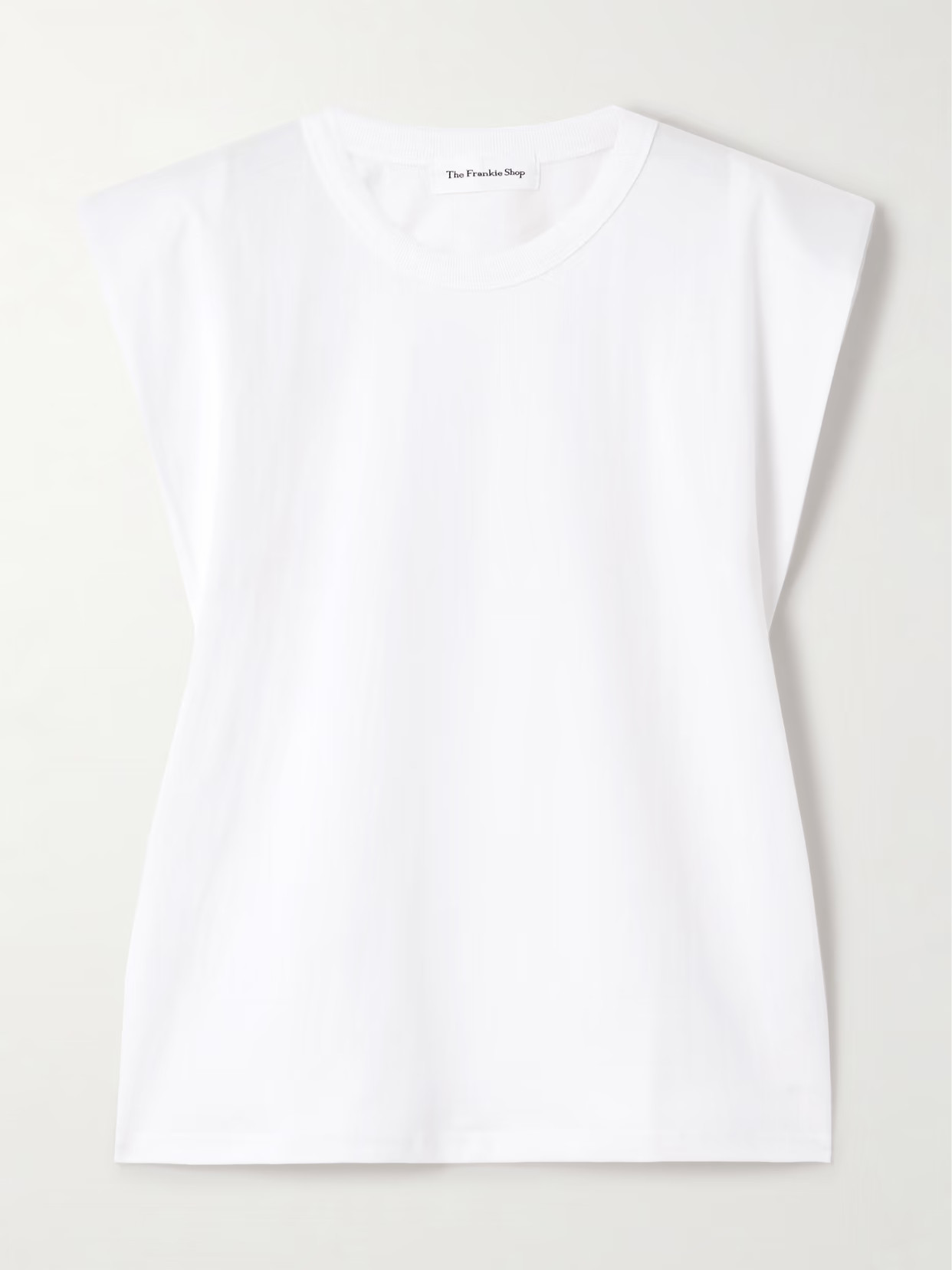 The Frankie Shop - Eva Cotton-jersey Tank - White | NET-A-PORTER (US)