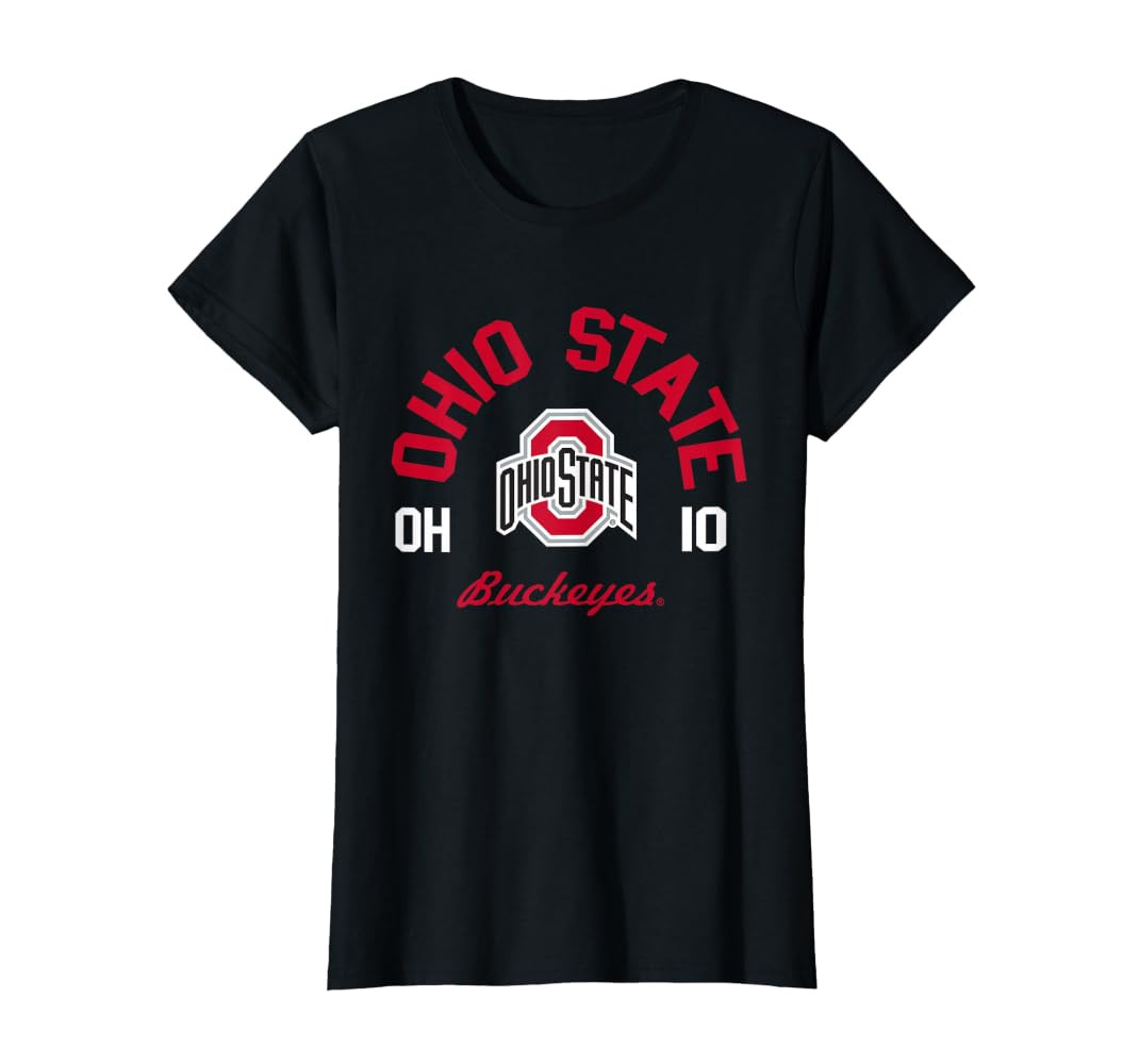 Ohio State Buckeyes Womens Black T-Shirt | Amazon (US)