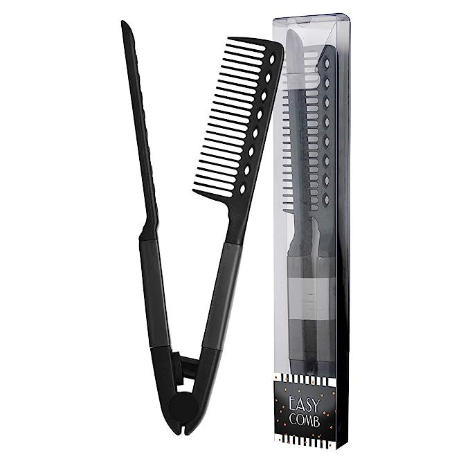 Herstyler Comb For Straightening Hair - Hair Styling Comb For Great Tresses - Flat Iron Comb With... | Amazon (US)