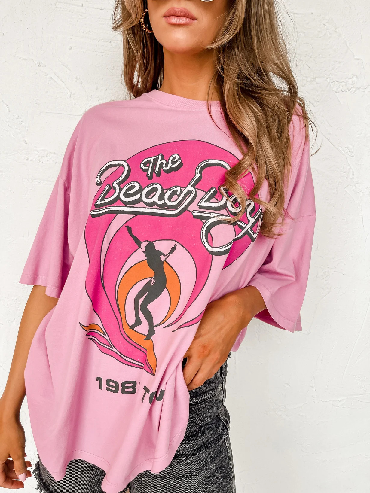 [Daydreamer] The Beach Boys 1983 Tour Oversized TeeOne Size | Ruthie Grace