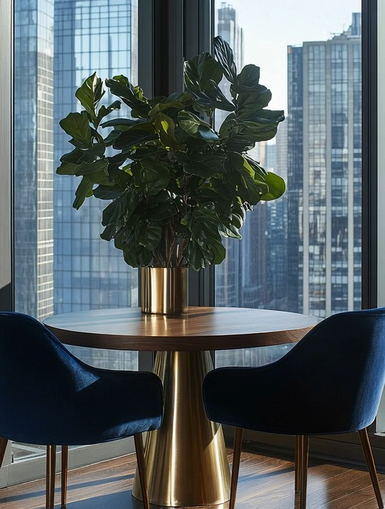 Table for two with a view. Informal dining is the new luxury—and elegance never has to be compromised.

Create this high-rise dining moment by placing a beautiful wooden table with gold accents right by the window, where the view becomes part of your everyday ritual. Pair it with two velvet dining chairs in navy, emerald, or any color that suits your space. The mix of warm wood, gold details, and soft velvet instantly elevates the look while keeping it relaxed and livable.

To take this setup from day to night, add a floor lamp nearby to softly frame the space after sunset. The result feels like a high-rise restaurant–style dining experience, enjoyed from the comfort of your own home—every single day.

This is modern luxury: simple, intentional, and deeply satisfying.

#TableForTwo
#HighRiseLiving
#DiningWithAView
#InformalLuxury
#ModernDining
#ApartmentDining
#VelvetChairs
#GoldAccentFurniture
#HomeDiningInspo
#ElegantInteriors
#CityLiving
#LuxuryAtHome 

 #LTKHome