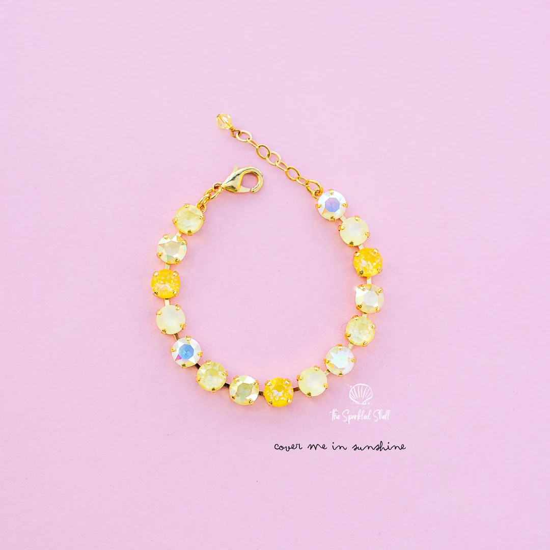 Cover Me in Sunshine 8mm Bracelet - Etsy | Etsy (US)