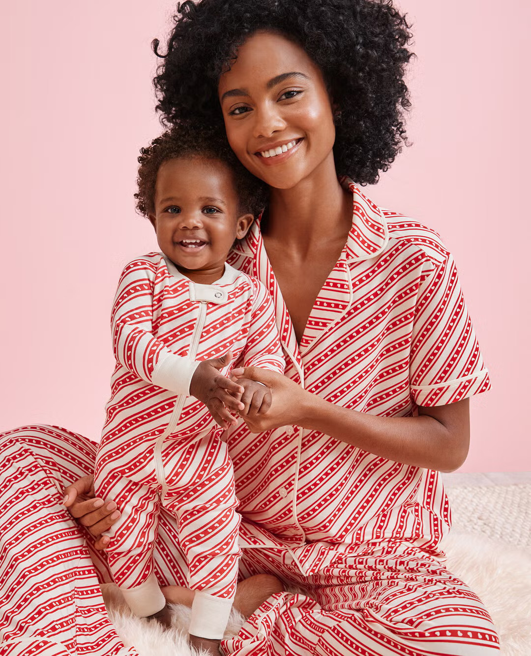 Holiday Candy Stripes Matching Family Pajamas | Hanna Andersson