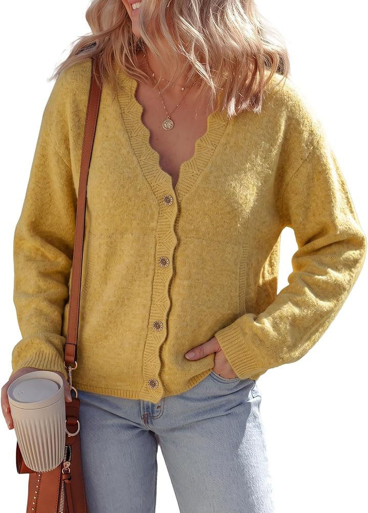 Sidefeel Women's Oversized Fuzzy Cardigan Sweaters | Amazon (US)