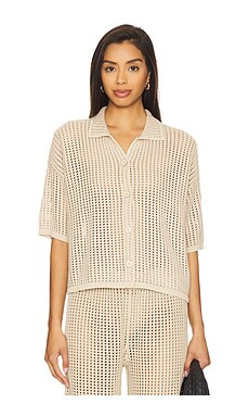 Sunbleached Buttoned Short Sleeve
                    
                    Barefoot Dreams | Revolve Clothing (Global)