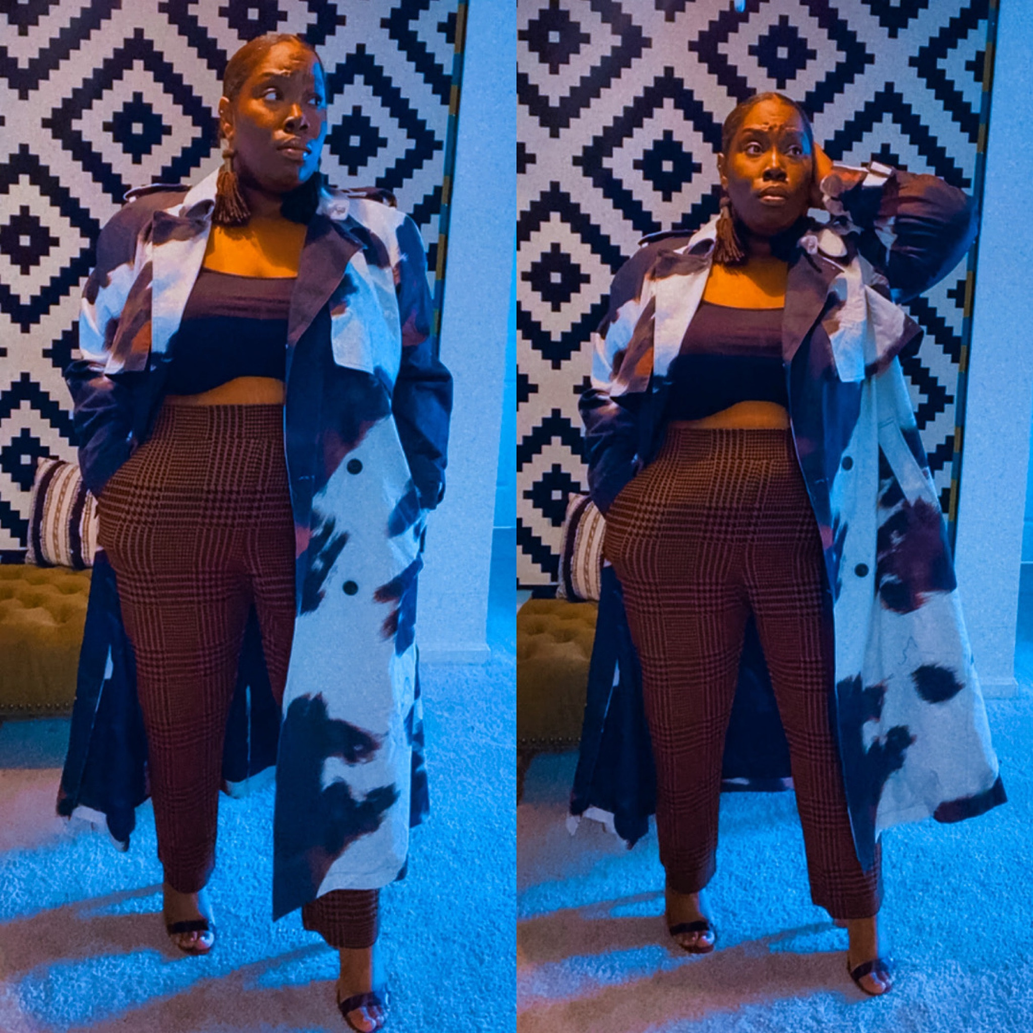 A little print mix, shall we? I’ve been having a little fun mixing these Universal Standard Smart Signature Ponte pants in Autumn Houndstooth into my wardrobe. The print caught my eye immediately, the fit took my breath away!! #FashionMaBE 💕

#LTKworkwear #LTKplussize #LTKstyletip