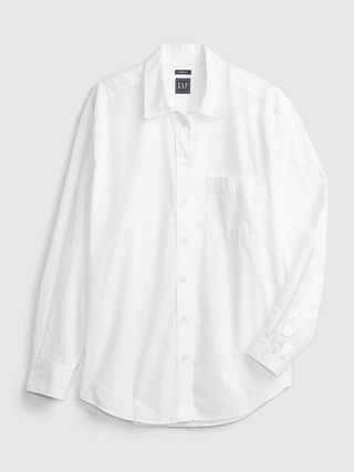 100% Organic Cotton Big Shirt | Gap (CA)