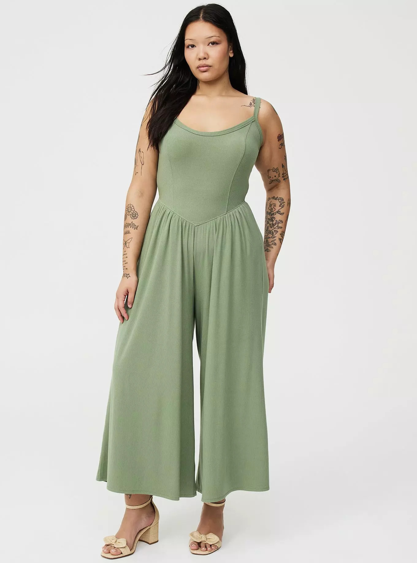 Super Soft Rib Wide-Leg Jumpsuit | Torrid (US & Canada)