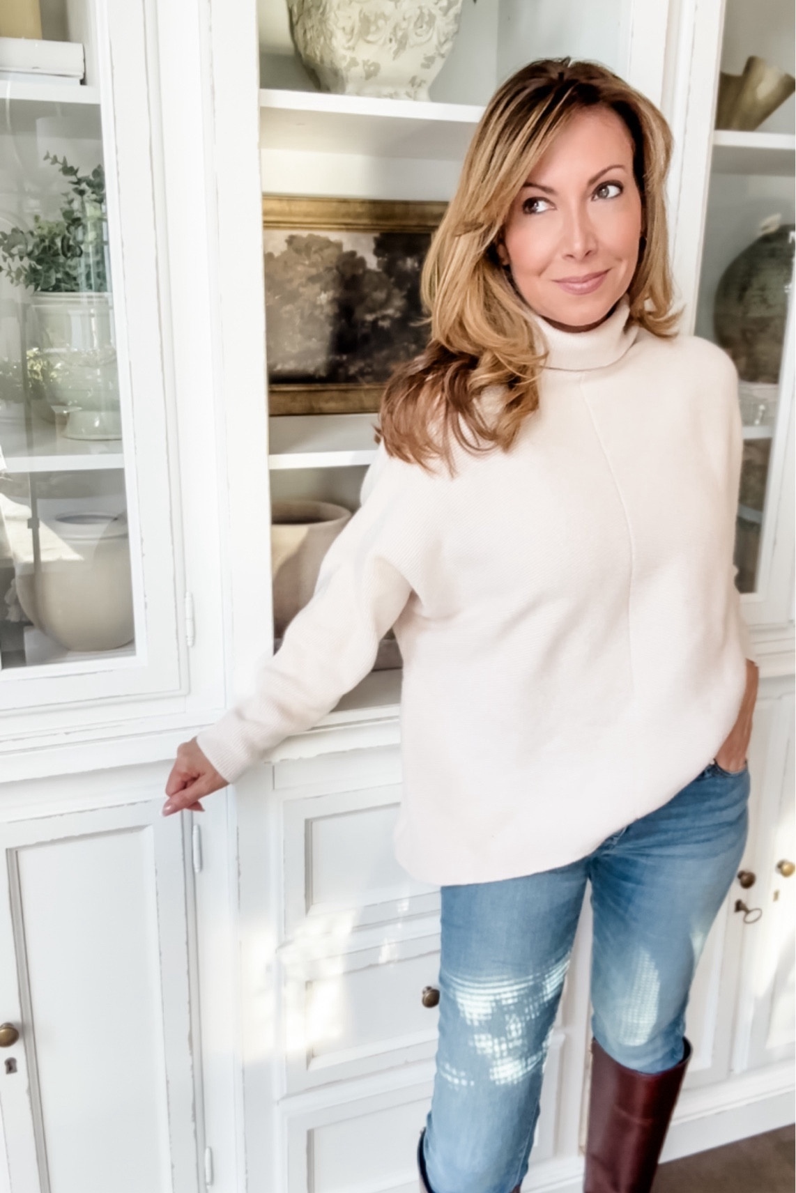Warm and cozy, winter casual. 

#LTKbeauty #LTKworkwear #LTKstyletip