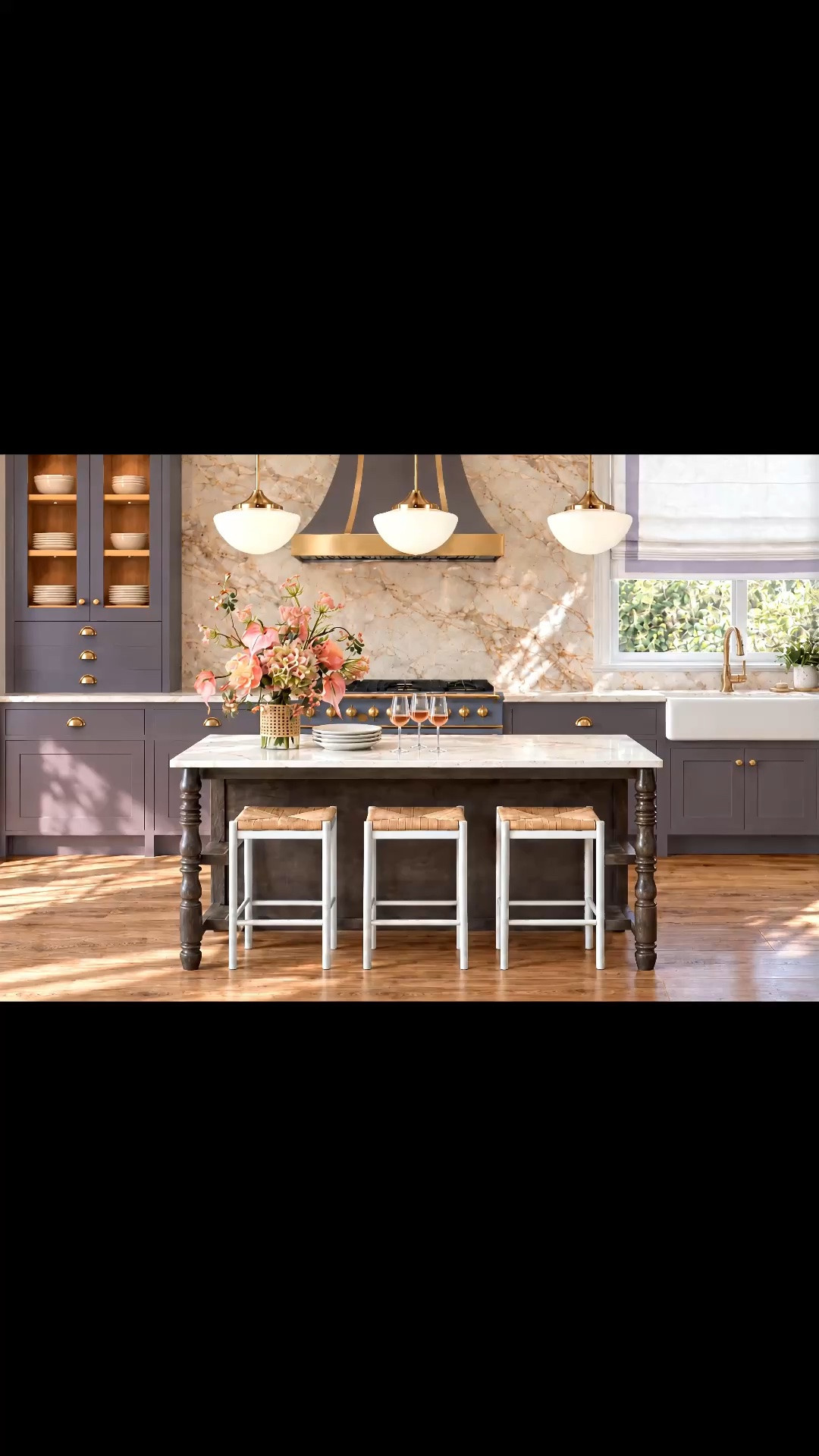 Dinner will be served here. ✨ During the holiday gathering season, the kitchen island becomes so much more than a prep space — it’s where appetizers are set out, wine is poured, dinner is served, and everyone naturally gathers throughout the evening.

I especially love the idea of using a freestanding kitchen island rather than building another block of cabinetry. A beautiful furniture-style island, like this one from Anthropologie, brings so much more personality and character into the kitchen while still giving you plenty of surface space for serving and entertaining.

Style it with statement pendant lighting, woven counter stools, a beautiful flower arrangement, stacked dinner plates, and a few wine glasses ready for guests. It instantly makes the kitchen feel warmer, more collected, and ready for the holiday season.

#KitchenIsland #FreestandingKitchenIsland #KitchenIslandDesign #KitchenDesign #KitchenInspiration #KitchenDecor #KitchenStyling #HolidayGathering #GatheringSeason #HolidayEntertaining #EntertainingAtHome #DinnerIsServed #PendantLighting #KitchenPendant #CounterStool #BarStool #FlowerArrangement #FloralArrangement #Dinnerware #WineGlass #KitchenFurniture #AnthropologieHome #ModernKitchen #InteriorDesign #HomeDecor

#LTKHome #LTKSeasonal #LTKSeasonal #LTKHome #LTKSaleAlert #LTKSeasonal #LTKHome #LTKSaleAlert