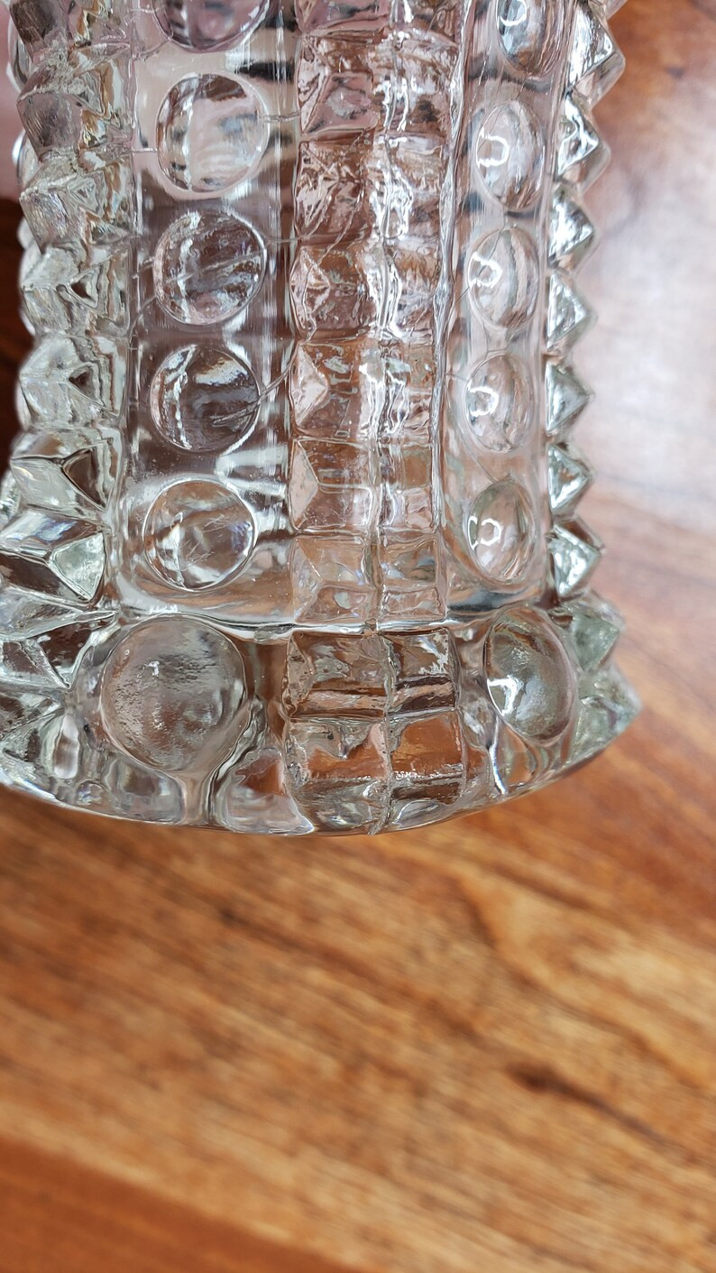Pair of Vintage Clear Glass Bud Vases | Etsy (US)