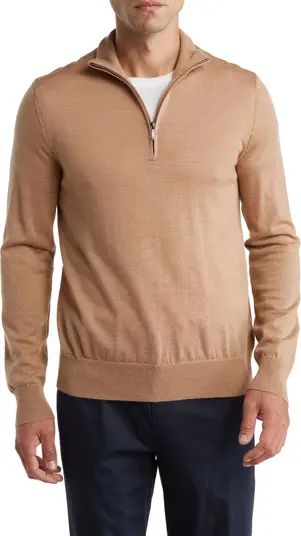 Merino Wool Quarter Zip Pullover | Nordstrom Rack