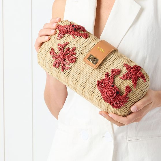 Under the Sea Wicker Clutch | Mark and Graham