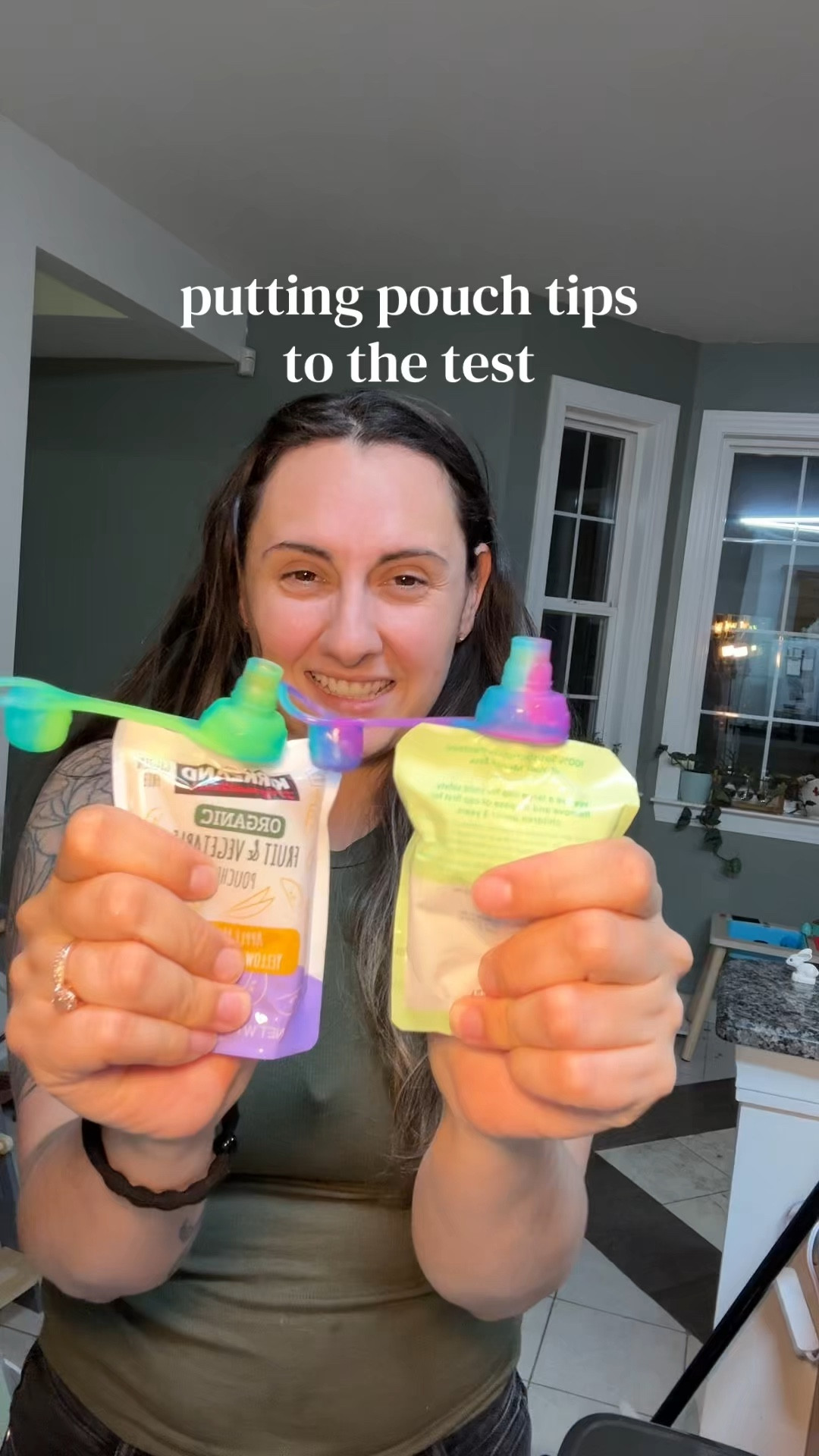 i tested the soft sip @ChooMee pouch tips on the kirkland pouches since they are smaller tops and the standard apple sauce pouch! these are LIFE savers for toddler moms! 

#toddlersnacks #pouchtips #momhacks #toddlermom 

#LTKmomlife #LTKKids #LTKfoodie