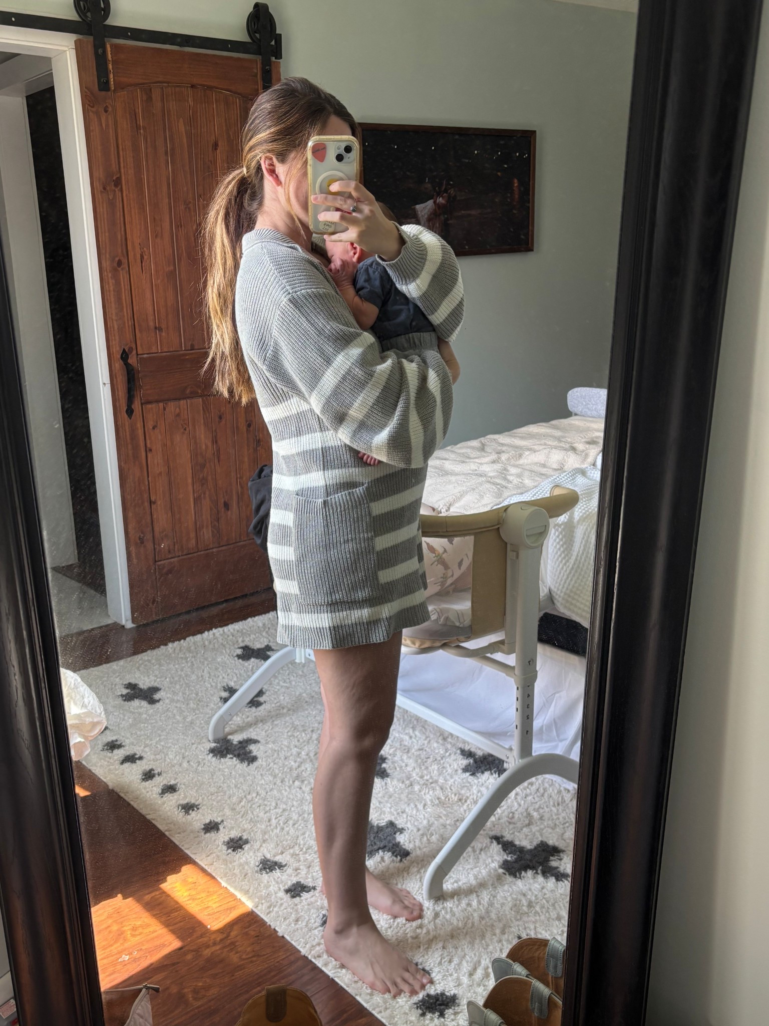 3 weeks post partum breast feeding friendly knit rompers 

#LTKBaby #LTKU #LTKStyleTip