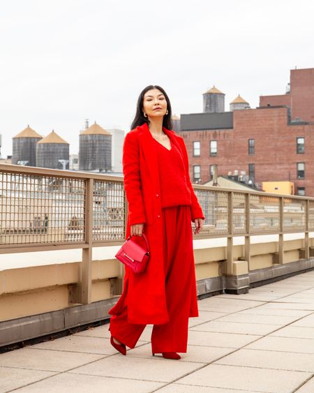 Lady in red ❤️

Shoes from @inez
15% off with code Suzanne15 

Bag @strathberry 



#LTKstyletip #LTKSeasonal #LTKover40