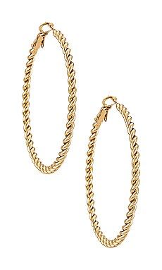 petit moments Omnia Hoops in Gold from Revolve.com | Revolve Clothing (Global)