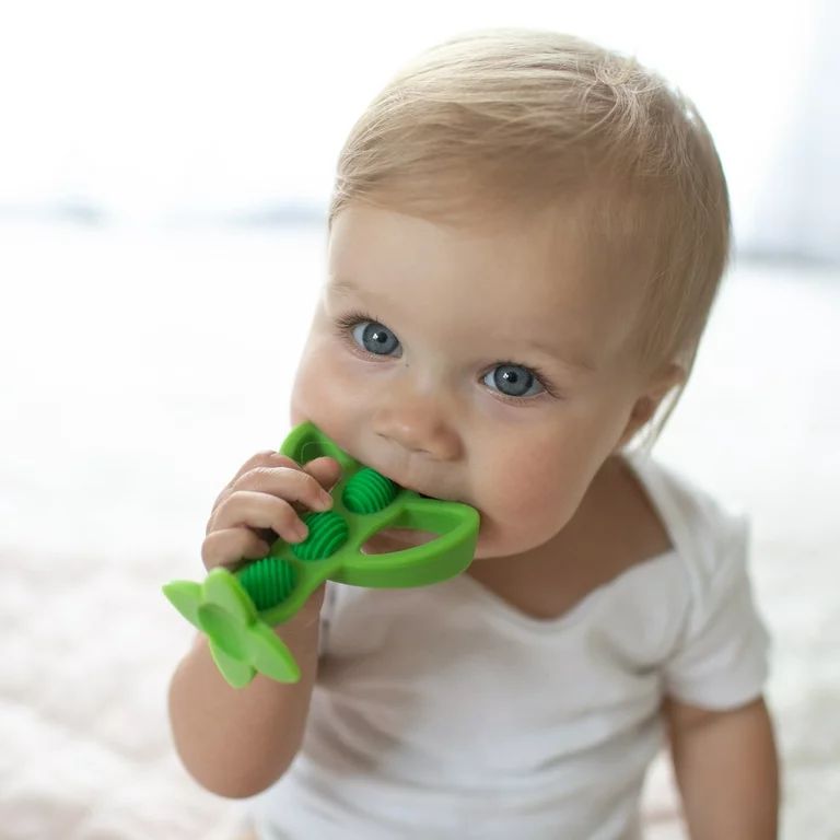 Dr. Brown’s Peapod Teether and Training Toothbrush, Soft and Safe for Baby Gums and First Teeth... | Walmart (US)