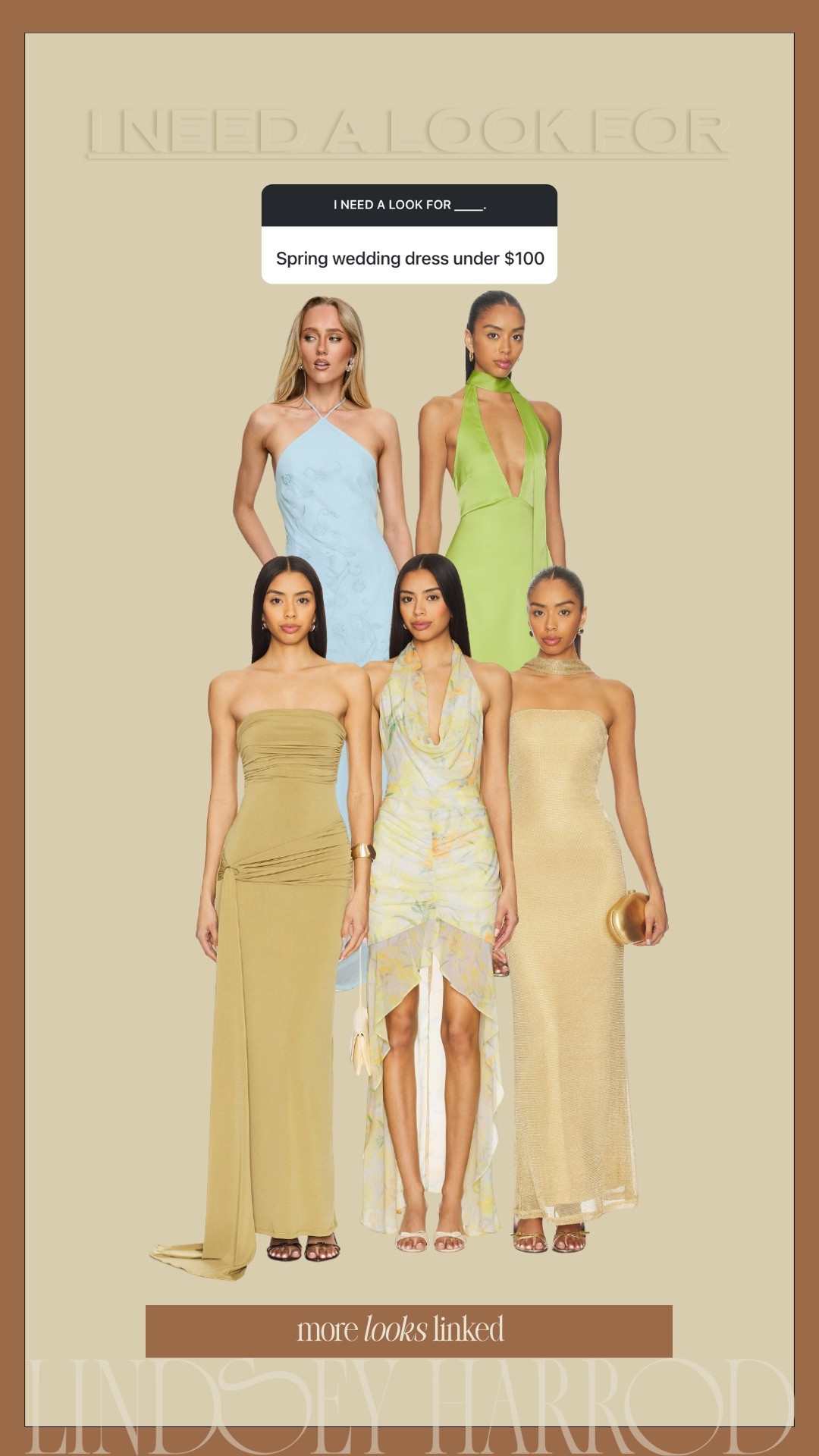 Spring wedding guest dresses under $100  

 #LTKootd #LTKSeasonal #LTKWedding