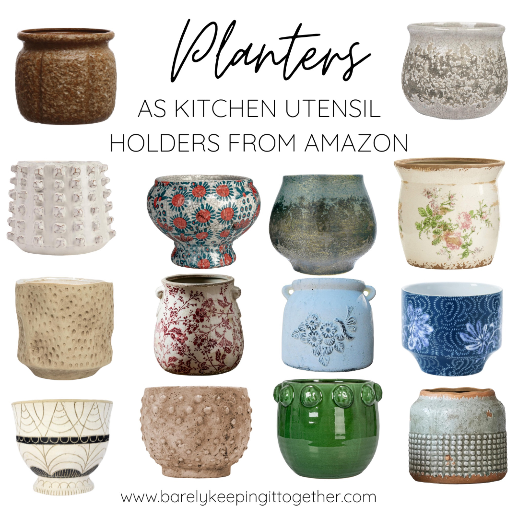 Planters as utensil holders! 

#LTKhome