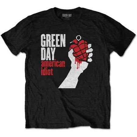 Green Day Unisex T-Shirt American Idiot (Plus Sizes) (XXXXX-Large) | Walmart (US)