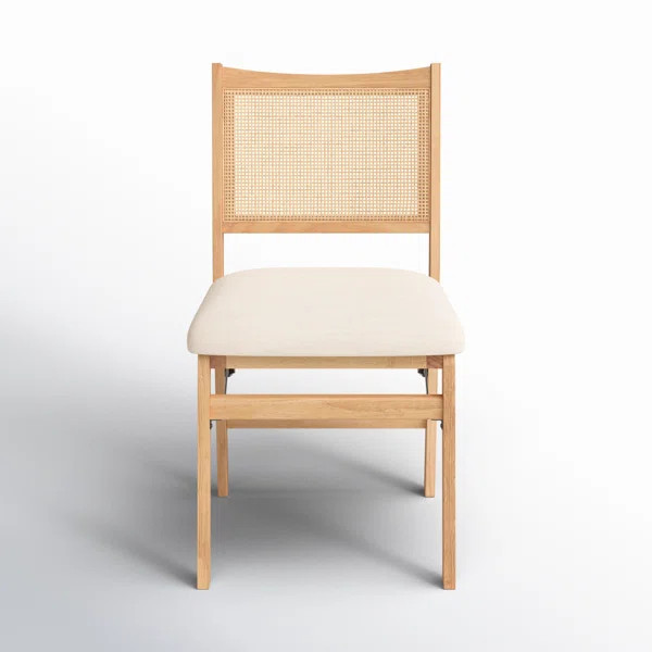 Donner Padded Seat Cane Back Banquet Dining Chair | Wayfair North America