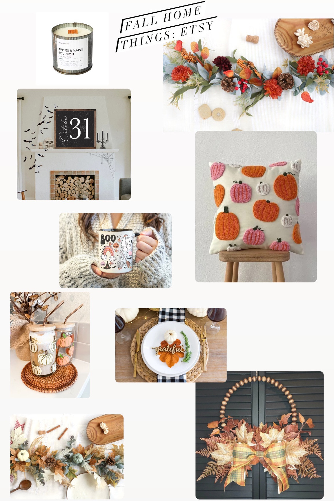 Fall Home Finds From Etsy!! 

#LTKFind #LTKSeasonal #LTKhome