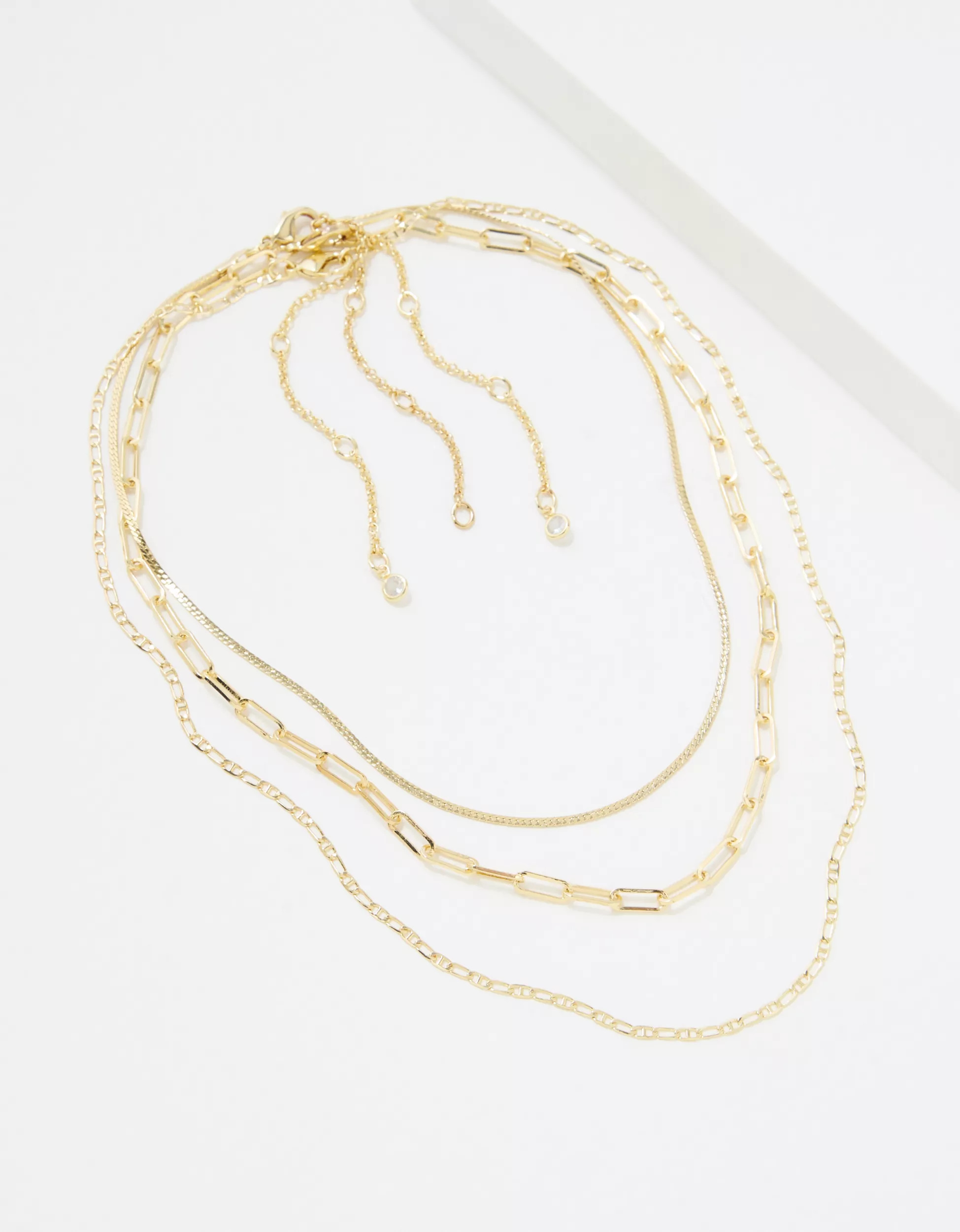 AEO Core Necklace 3-Pack | American Eagle Outfitters (US & CA)