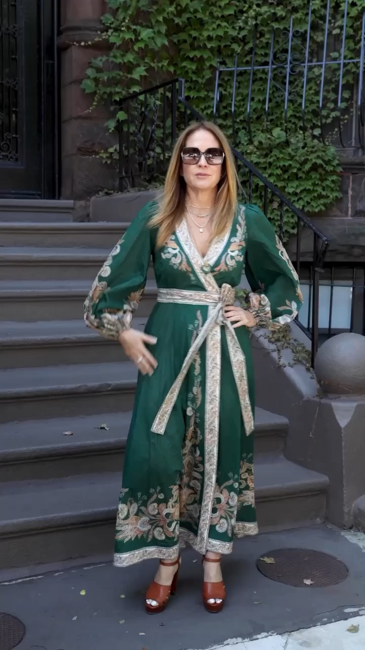 zimmermann devi belted paisley-print cotton-voile midi wrap dress Zimmermann Devi Belted Paisley Orint Midi Wrap Dress In Green Cotton