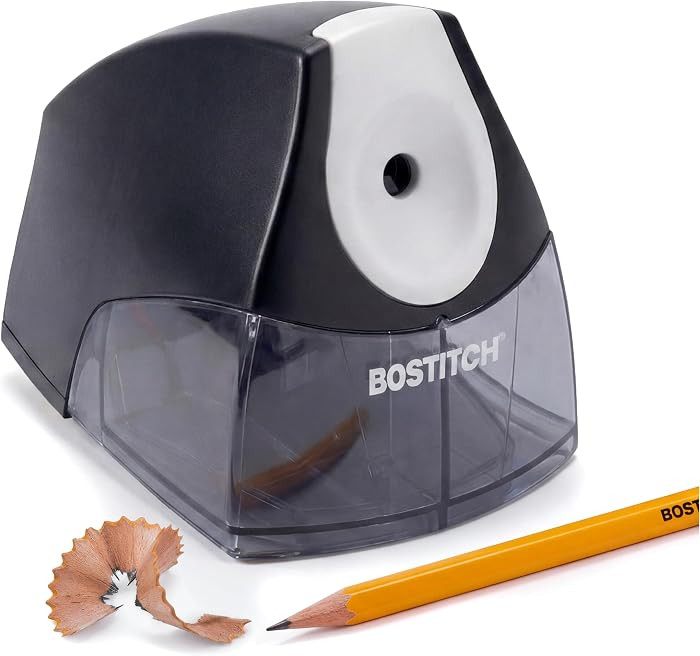 Bostitch Office Electric Pencil Sharpener, Heavy Duty, Stall-Free, Black | Amazon (US)