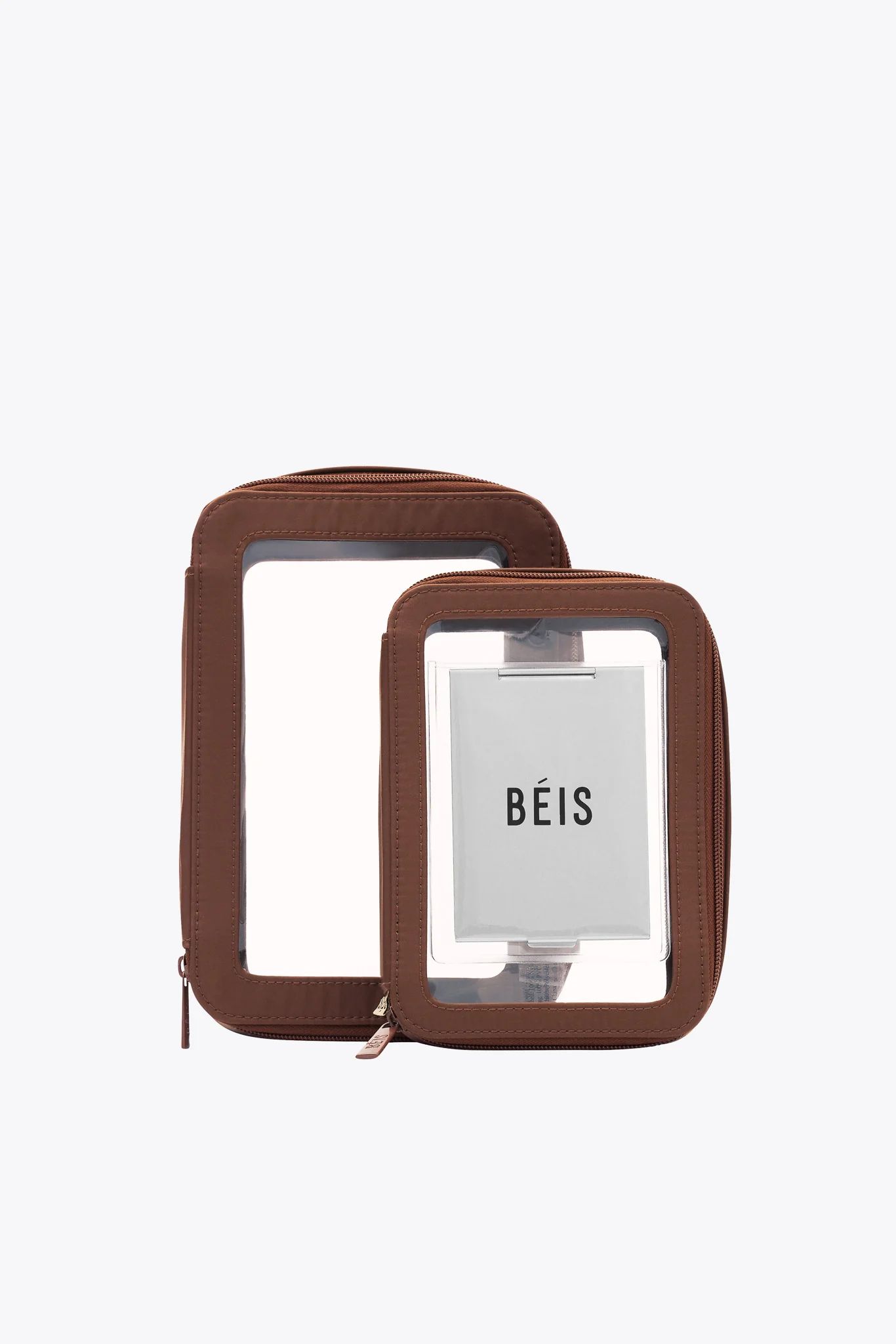 The In Flight Cosmetic Set in Maple | BÉIS Travel