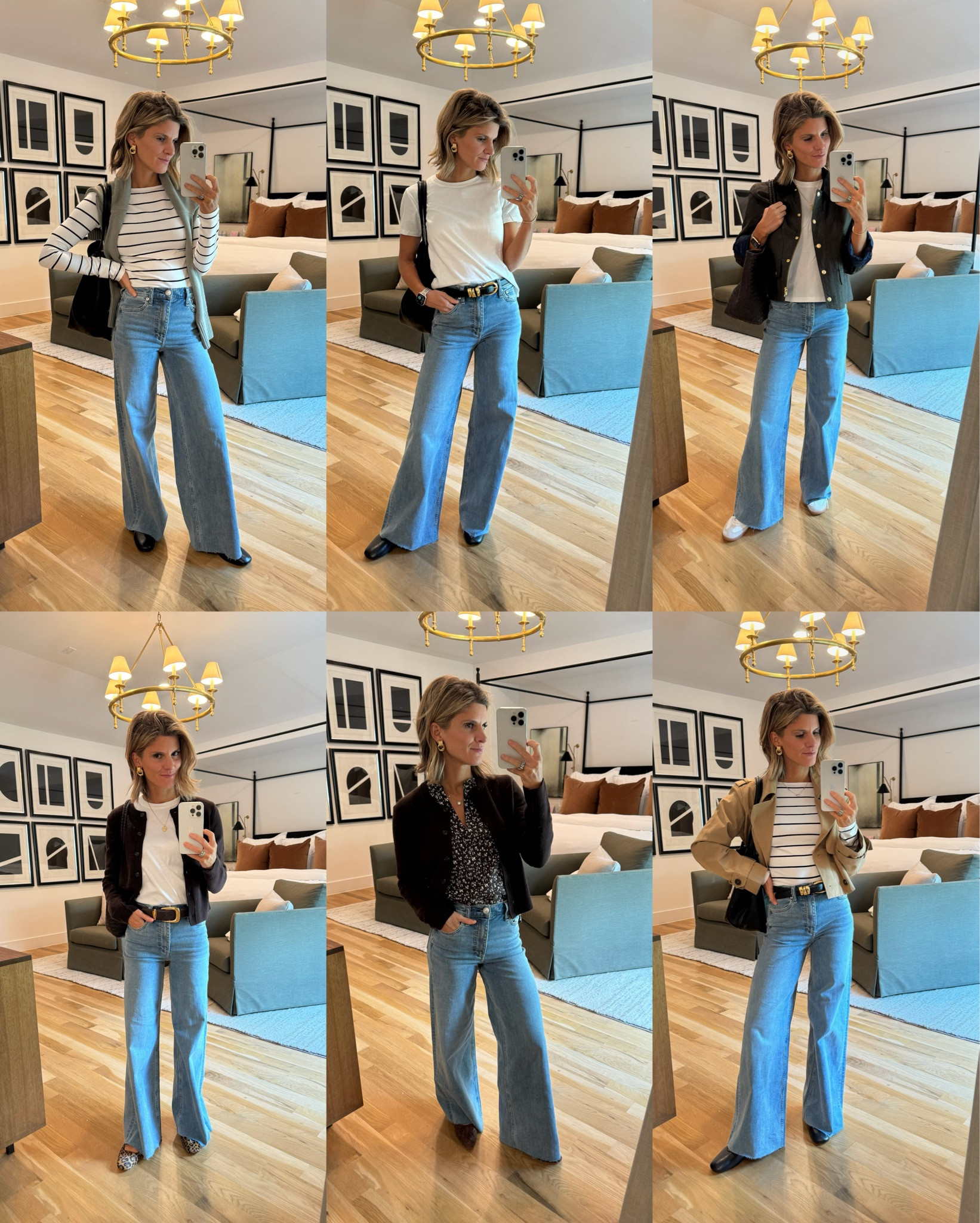 Fall Mini Capsule Wardrobe

Wearing XS in all tops and cut the jeans myself to length 