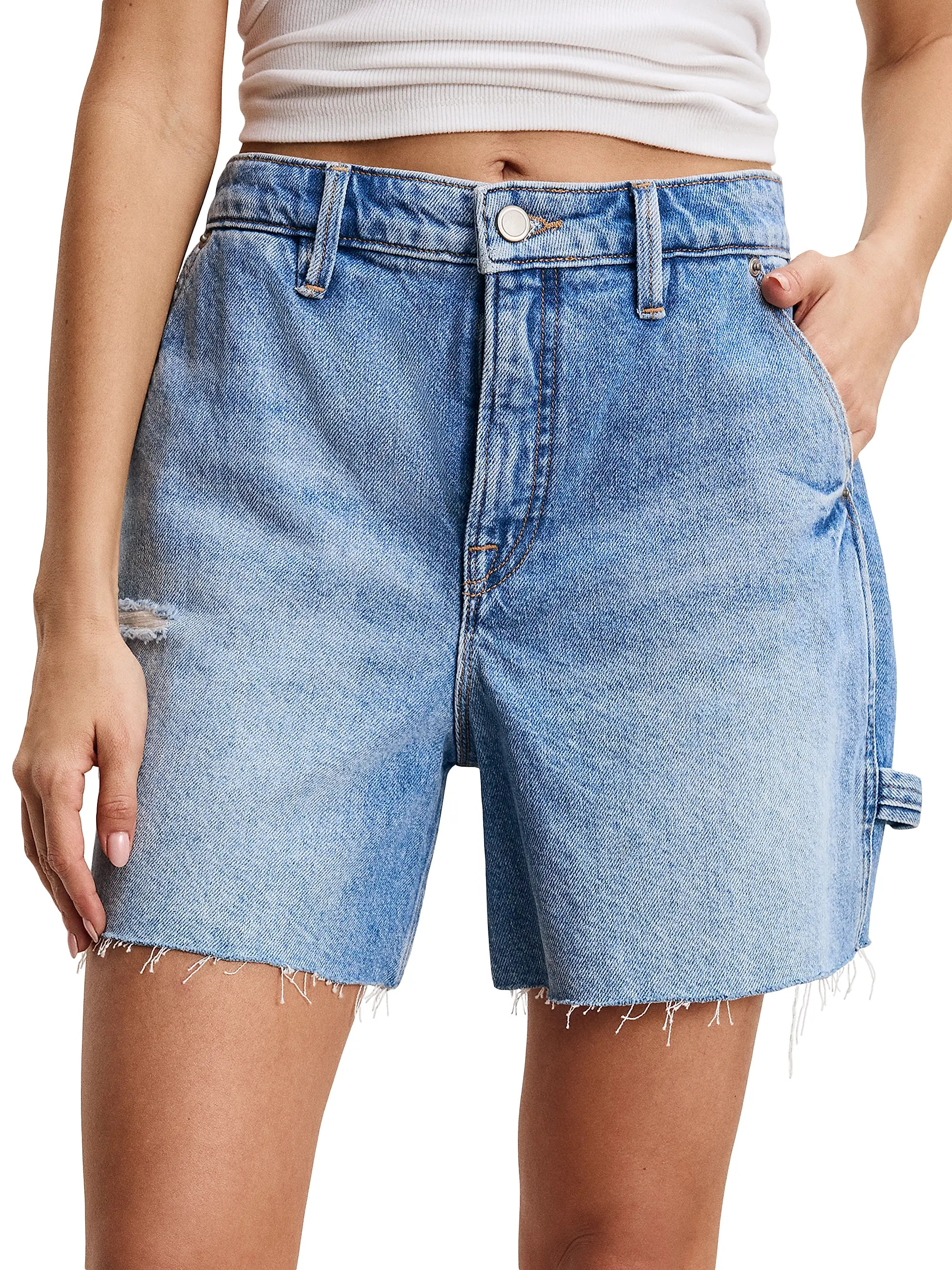 Good 90s Denim Long Shorts | Saks Fifth Avenue
