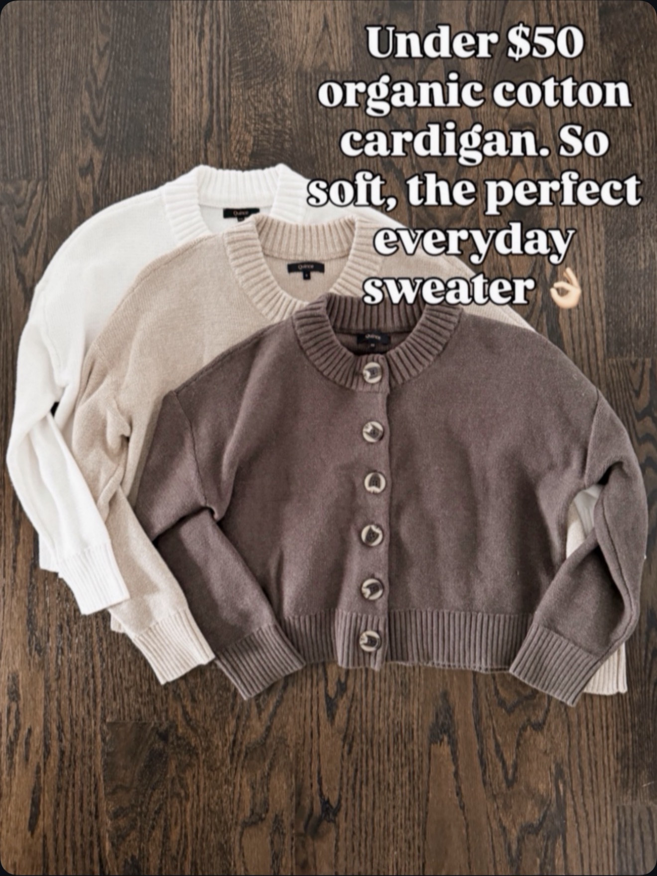 My favorite everyday cardigans — soft, neutral, and under $50 🔗⬇️

#LTKmomlife #LTKOver40 #LTKSeasonal