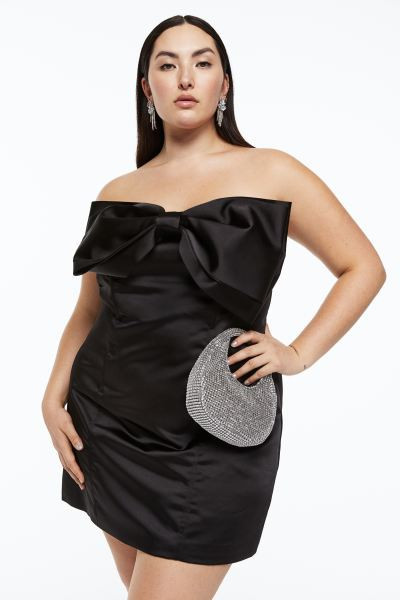 Bow-detail bodycon dress | H&M (UK, MY, IN, SG, PH, TW, HK)