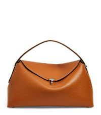Leather T-Lock Top-Handle Bag | Harrods