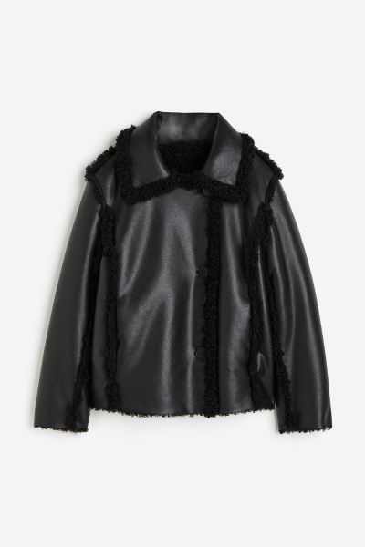 Reversible jacket - Black - Ladies | H&M GB | H&M (UK, MY, IN, SG, PH, TW, HK, KR)