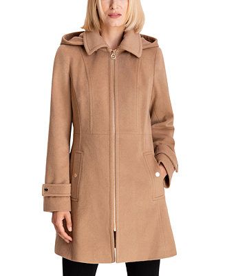 Michael Kors Hooded Coat, Created for Macy's & Reviews - Coats & Jackets - Women - Macy's | Macys (US)
