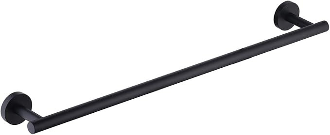 KES 23.6 Inches Matte Black Towel Bar for Bathroom Kitchen Hand Towel Holder Dish Cloths Hanger S... | Amazon (US)