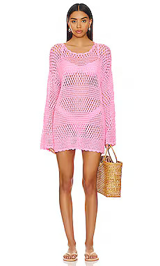 Show Me Your Mumu Paula Pullover Coverup in Bubblegum Pink from Revolve.com | Revolve Clothing (Global)