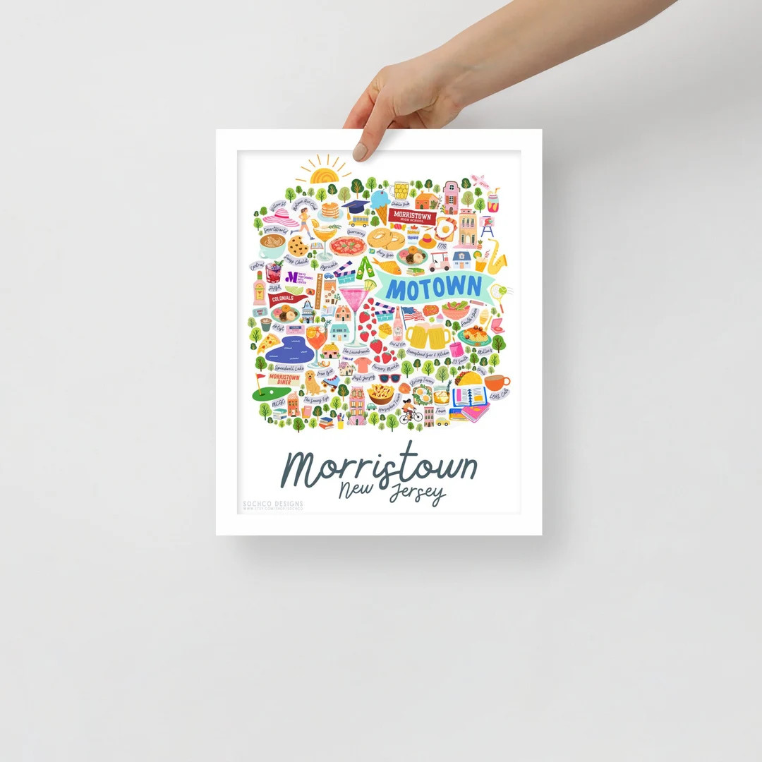 Framed Morristown W/ Colonials Print - Etsy | Etsy (US)