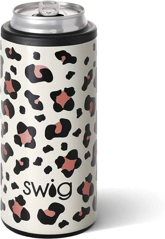 Swig Slim Can Cooler, Insulated Skinny Can Coozie, Stainless Steel Can Holder for Tall Skinny Can... | Amazon (US)