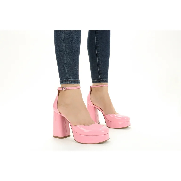 Sam & Libby Women's Regina Mary Jane Platform Heels | Walmart (US)