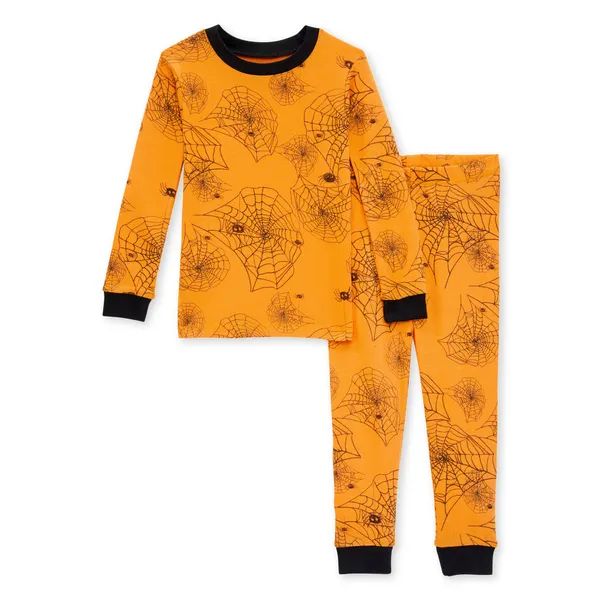 Spider Webs Organic Cotton Matching Pajamas - 2-Piece 12M | Burts Bees Baby