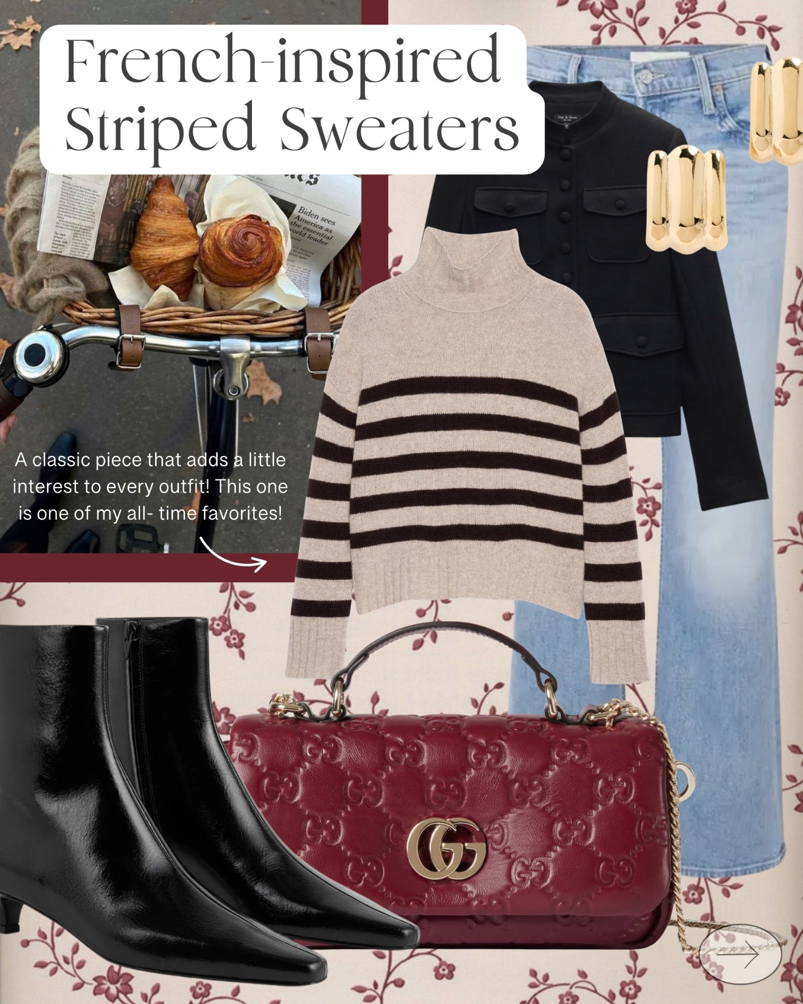 French-inspired striped sweaters are a true classic, and they add a little interest to every outfit! Linking a few of my favorite striped sweaters below🫶🏻

#LTKOver40 #LTKStyleTip #LTKSeasonal