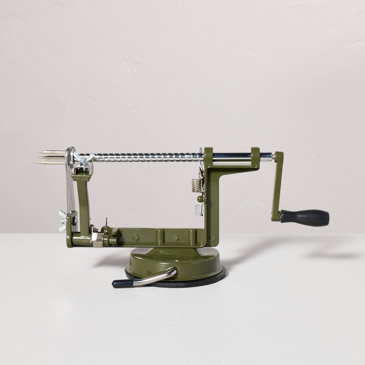 Hand Crank Apple Peeler Olive Green - Hearth & Hand™ with Magnolia | Target