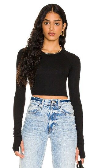 Carson Crop in Black | Revolve Clothing (Global)