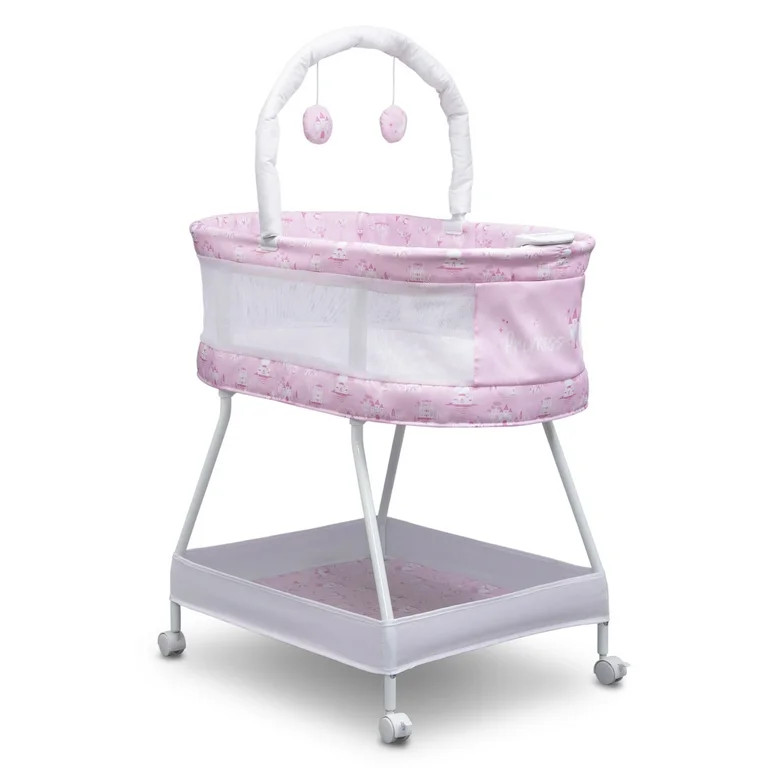 Disney Princess Sweet Dreams Bassinet by Delta Children – Portable Crib with Lights, Sounds and... | Walmart (US)